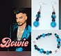 Bowie Glam earring and bracelet combo 