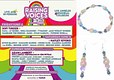 Raising voices earring and bracelet combo