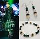 Pride plaid earring and bracelet combo