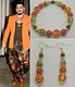 Fall brights earring and bracelet combo