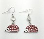 Valentine hedgehog earrings