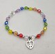 Pride rainbow heart bracelet 