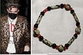 Red Gucci leopard bracelet 