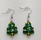 Multicolor Christmas tree earrings 
