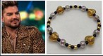 Speckled golden heart bracelet 