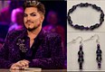Starstruck purple earring and bracelet combo 