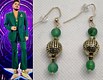 Starstruck green lantern earrings 