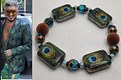Turquoise peacock bracelet 