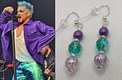 Pride 2023 iridescent teal & purple earrings 