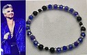 Blue crystal/black Rhapsody bracelet 