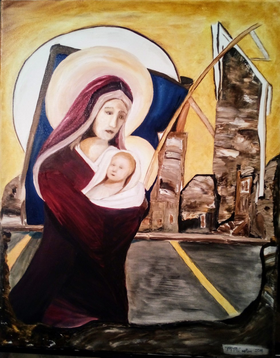 Madonna and Child in a Modern Context