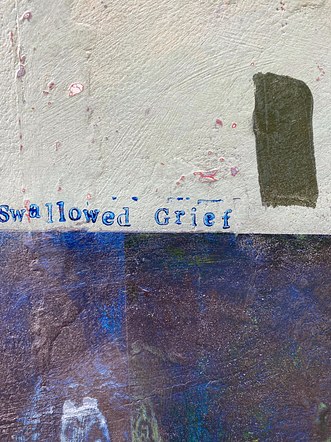 Swallowed grief. (detail).