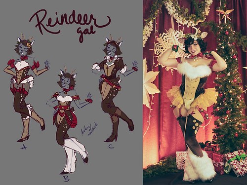 Reindeer Gal Costume Design