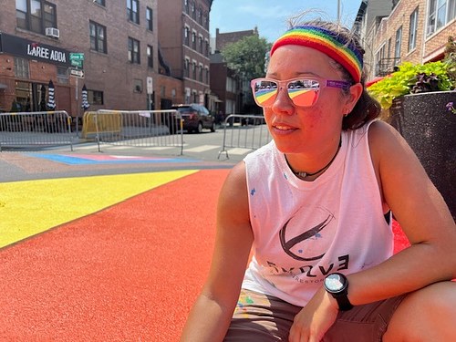 Jersey City- Pride Unity Flag mural