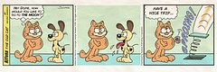 Garfield style cartoon prop design