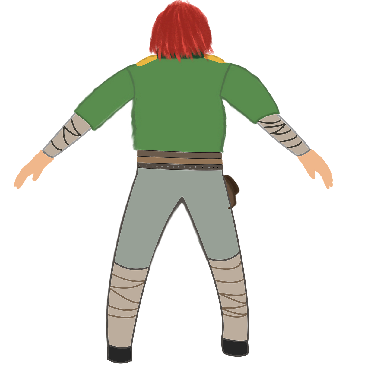Third person character view design