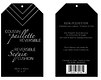 front and back hangtag design for cushion packaging